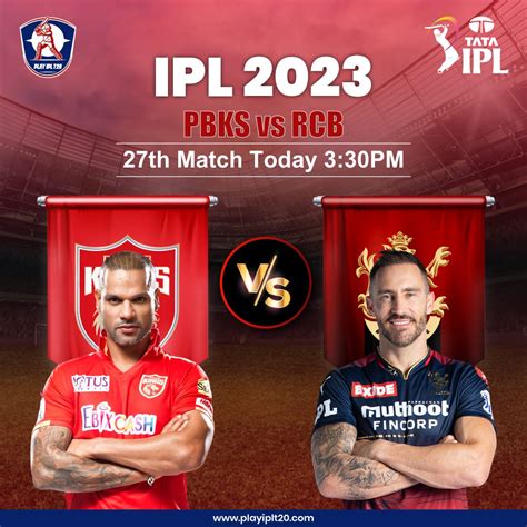 Punjab Kings vs Royal Challengers Bangalore, 27th Match.